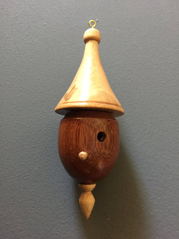 Handmade Wooden Birdhouse Ornament